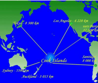 Cook Islands location map