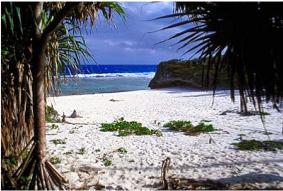 Beaches are few on Mauke