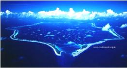 Penrhyn aerial,  courtesy of Ewan Smith, Air Rarotonga