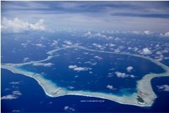 Suwarrow aerial,  courtesy of Ewan Smith, Air Rarotonga