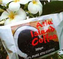 Atiu coffee packaged