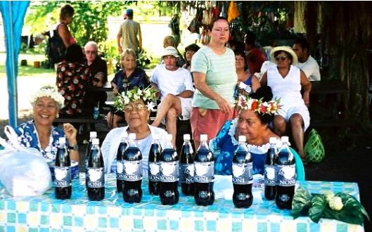 What finer advert for noni juice