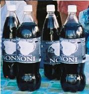 Bottled noni juice