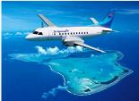 Plane over Aitutaki