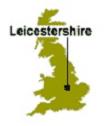 Location of Leicestershire
