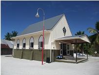 Palmerston island church