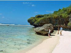 Unspoiled beach