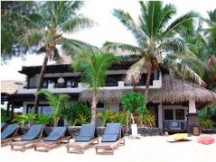 Right on Muri beach in Rarotonga