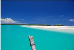 Turquoise blue lagoon