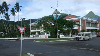 Rarotonga roundabout