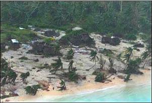 Pukapuka cyclone damage