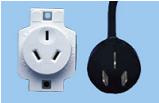 Cook Islands plug and socket