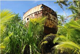 Manuvai wreck on Nassau