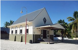 Palmerston island church