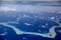 Suwarrow aerial,  courtesy of Ewan Smith, Air Rarotonga