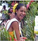 All smiles on the float