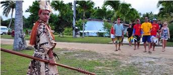 Warrior welcome to kite surfers