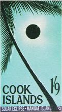 Manuae total eclipse 1/9d stamp
