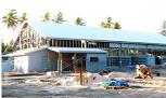 Pukapuka cyclone shlelter under construction