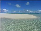 Sand bar near One Foot Island