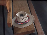 Rito hat on Mauke church pew