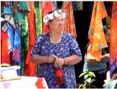 Colourful cultural market
