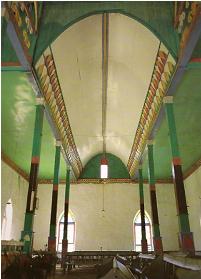 Ziona church, Mauke interior 1