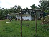 Tamarua village sign