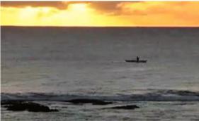 Sunset on Mitiaro