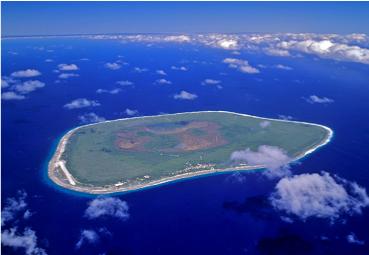 Mitiaro from the air