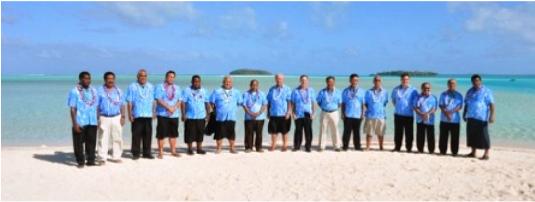 Pacific Forum leaders on Aitutaki
