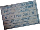 Visa stamp