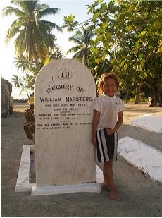 William Marsters gravestone
