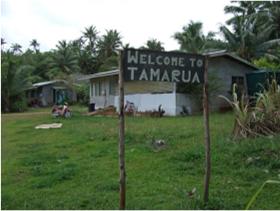 Tamarua village sign