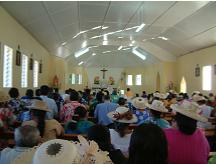 Rito hats and church go together on Mauke