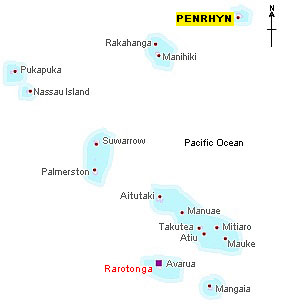Penrhyn location map
