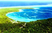 Pukapuka and part of the stunning lagoon