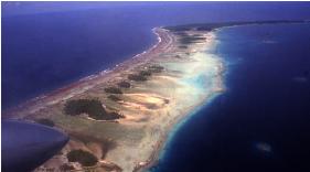 Part of the stunning reef of Manihiki