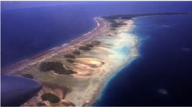 Part of the stunning reef of Manihiki