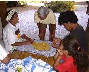Mangaia is renowned for its shell necklaces