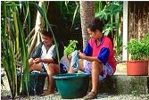 You have to wash...even in paradise