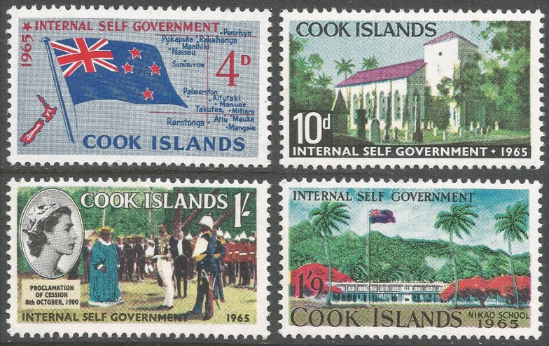 Cook Islands self-government stamps