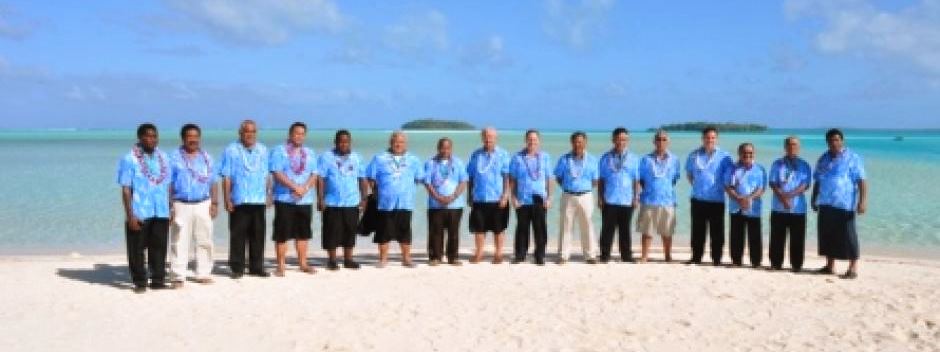 Pacific Islands Fourm memberson Aitutaki