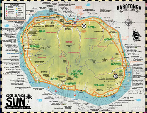 Cook Islands maps