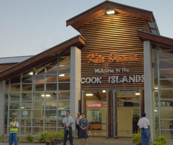 Exterior of Rarotonga airport