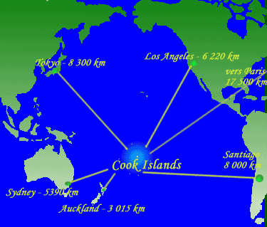Cook Islands location map